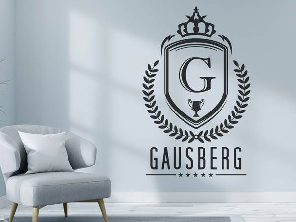 Wandtattoo Gausberg Wappen