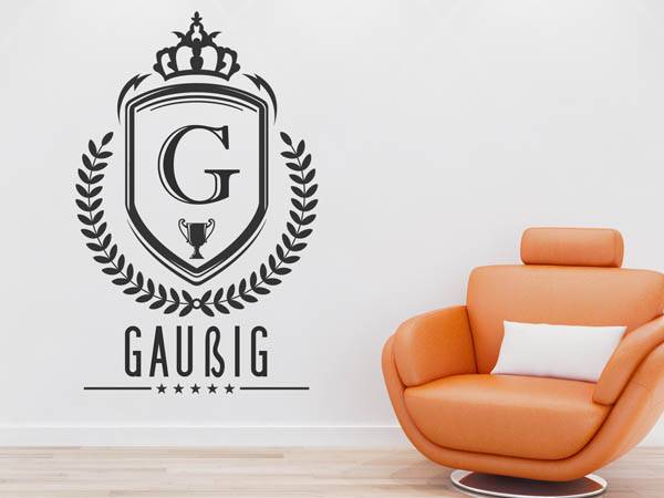 Wandtattoo Gaußig Wappen