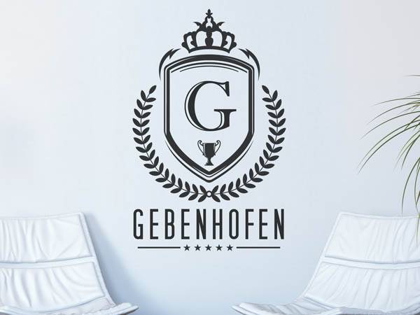 Wandtattoo Gebenhofen Wappen