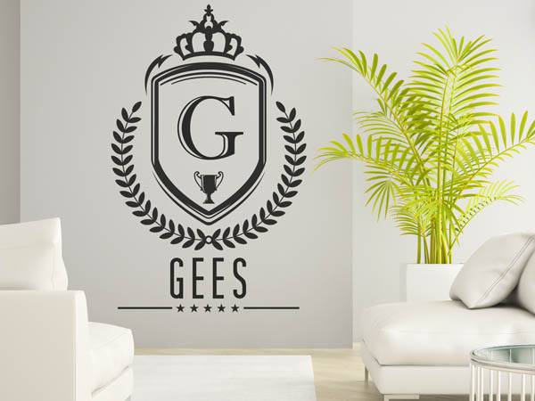 Wandtattoo Gees Wappen