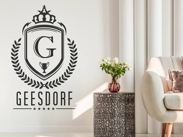 Wandtattoo Geesdorf Wappen