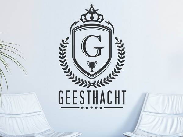 Wandtattoo Geesthacht Wappen