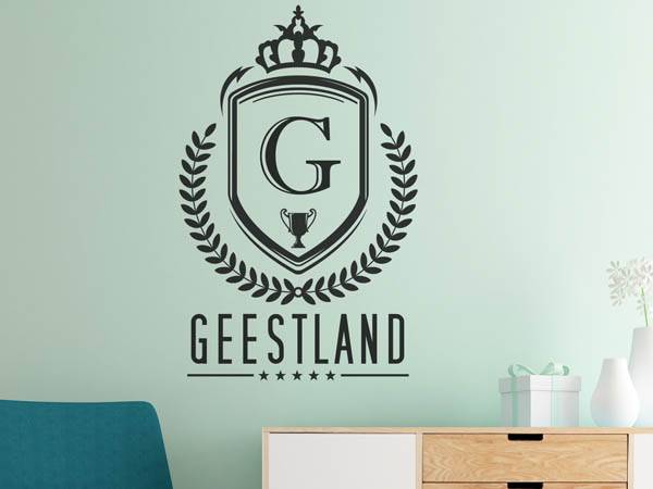 Wandtattoo Geestland Wappen