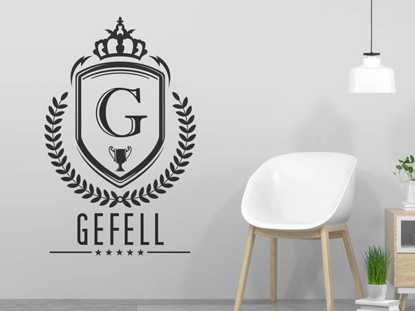 Wandtattoo Gefell Wappen