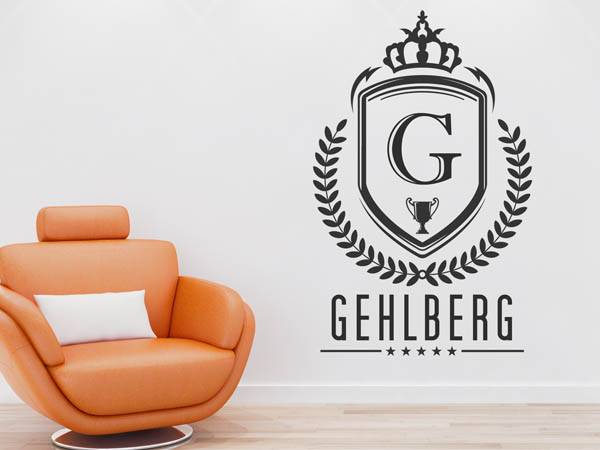 Wandtattoo Gehlberg Wappen