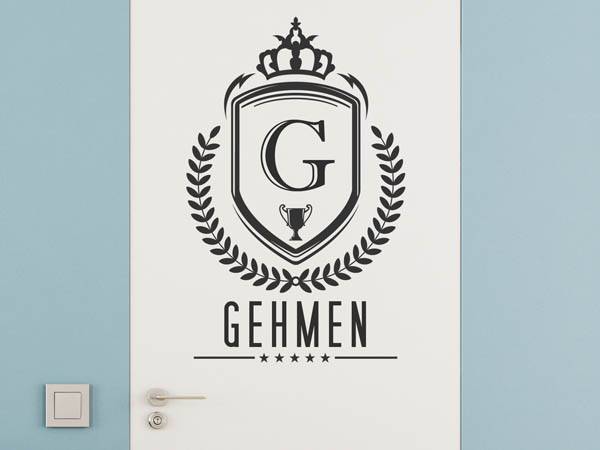 Wandtattoo Gehmen Wappen
