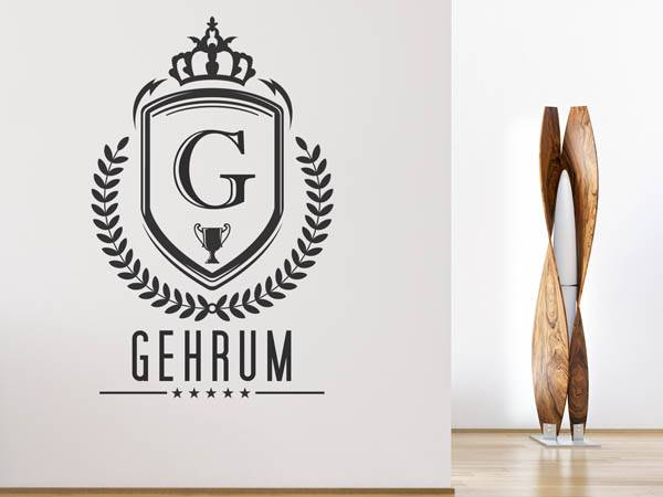 Wandtattoo Gehrum Wappen