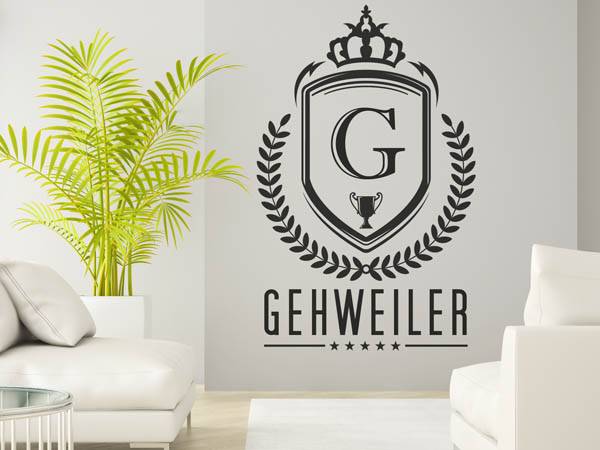 Wandtattoo Gehweiler Wappen