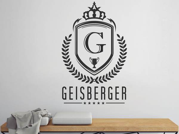Wandtattoo Geisberger Wappen