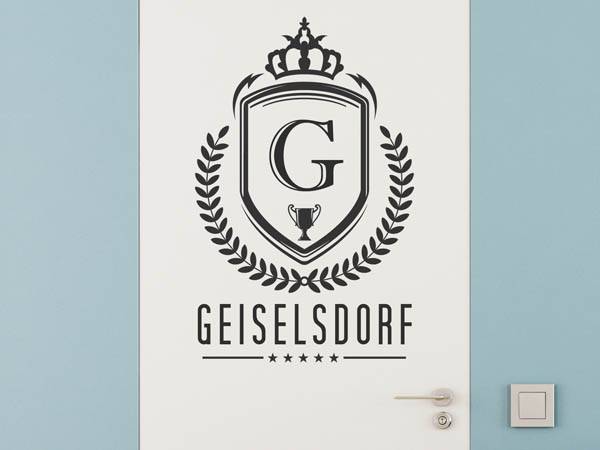 Wandtattoo Geiselsdorf Wappen