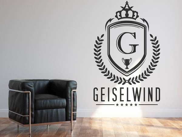 Wandtattoo Geiselwind Wappen