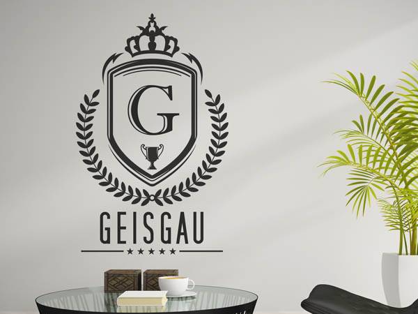 Wandtattoo Geisgau Wappen