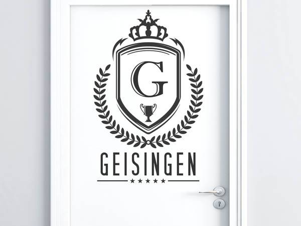 Wandtattoo Geisingen Wappen