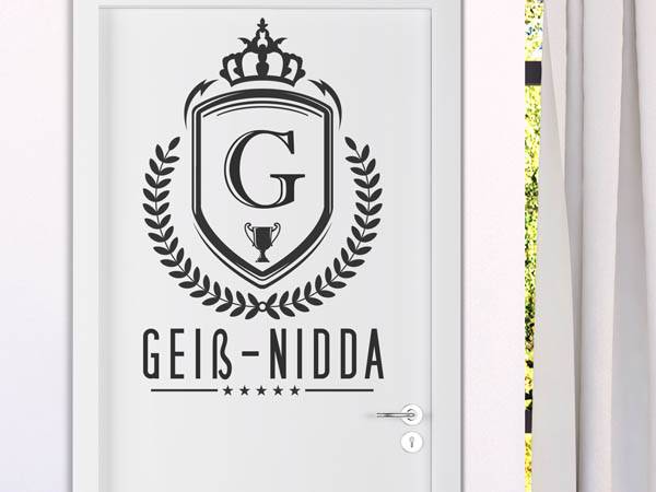 Wandtattoo Geiß-Nidda Wappen