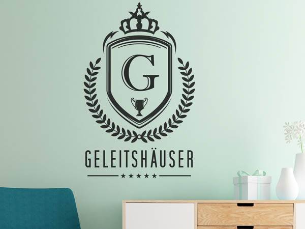 Wandtattoo Geleitshäuser Wappen