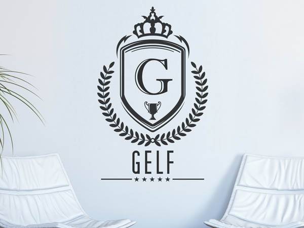Wandtattoo Gelf Wappen