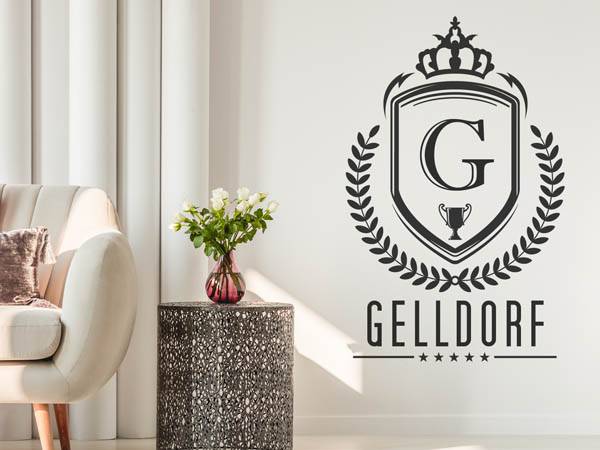 Wandtattoo Gelldorf Wappen