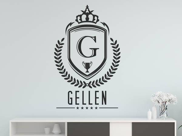 Wandtattoo Gellen Wappen