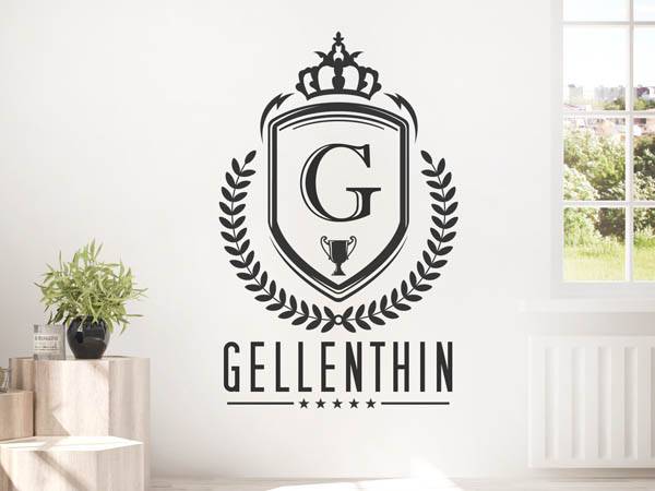Wandtattoo Gellenthin Wappen