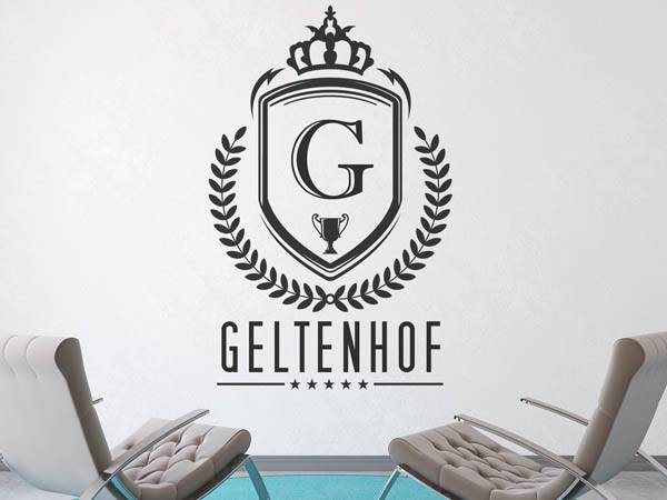 Wandtattoo Geltenhof Wappen