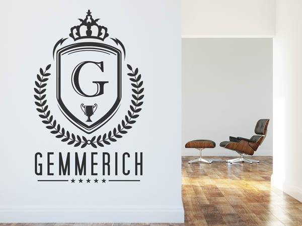 Wandtattoo Gemmerich Wappen
