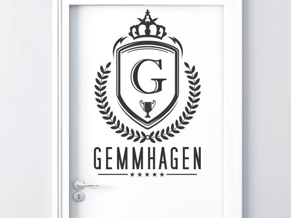 Wandtattoo Gemmhagen Wappen