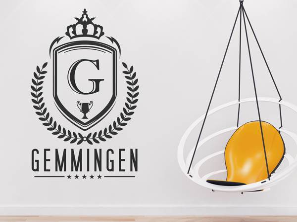 Wandtattoo Gemmingen Wappen