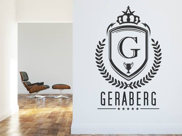 Wandtattoo Geraberg Wappen
