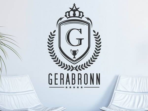 Wandtattoo Gerabronn Wappen
