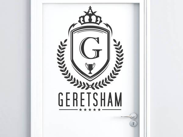 Wandtattoo Geretsham Wappen