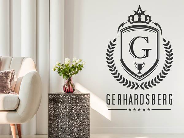 Wandtattoo Gerhardsberg Wappen