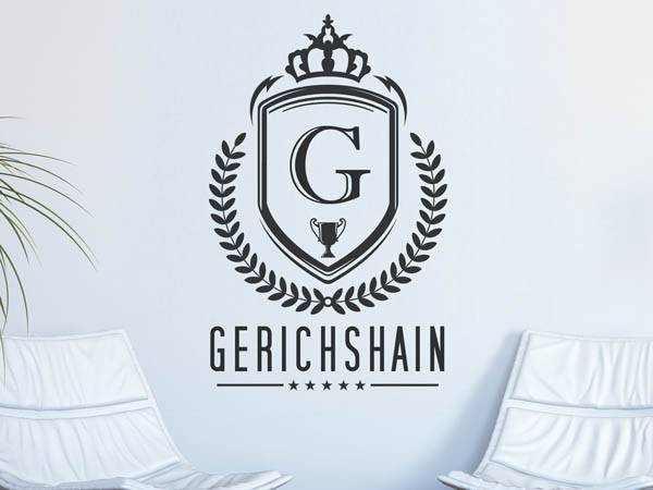Wandtattoo Gerichshain Wappen
