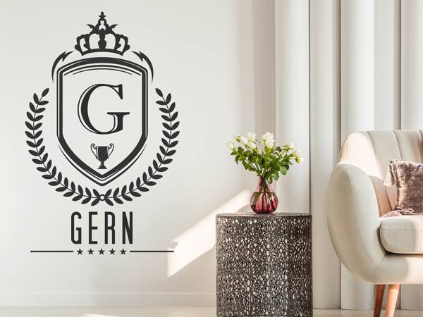 Wandtattoo Gern Wappen