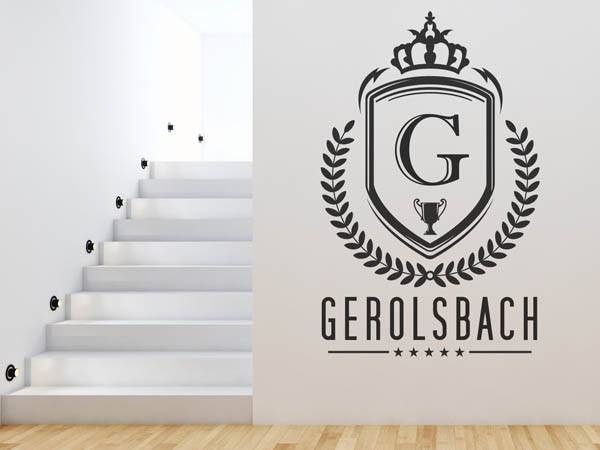 Wandtattoo Gerolsbach Wappen
