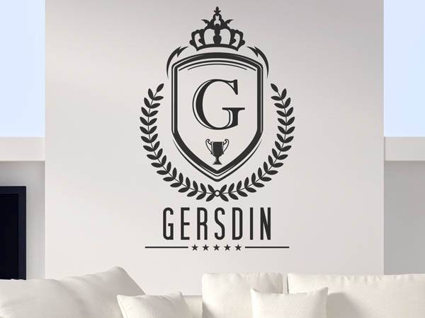 Wandtattoo Gersdin Wappen