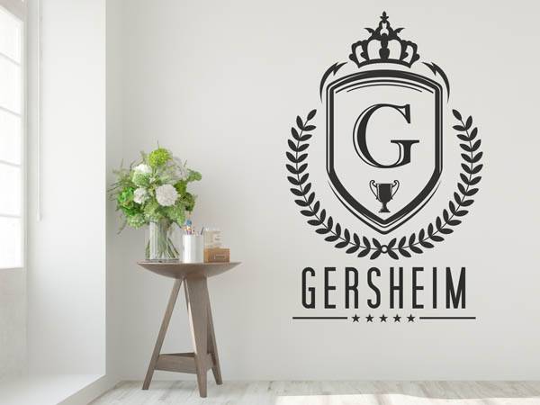 Wandtattoo Gersheim Wappen