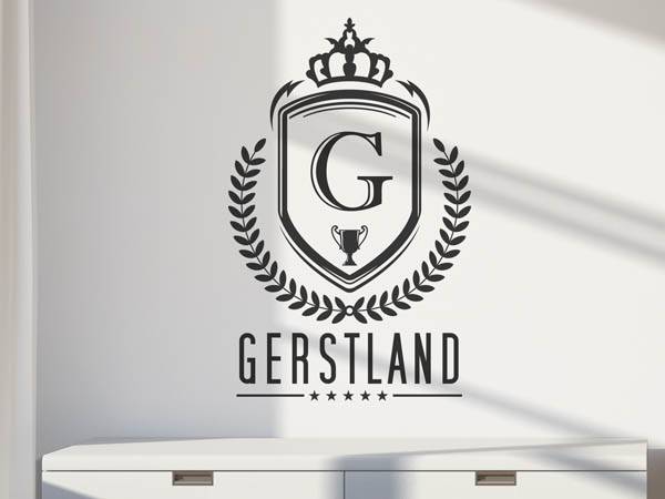 Wandtattoo Gerstland Wappen