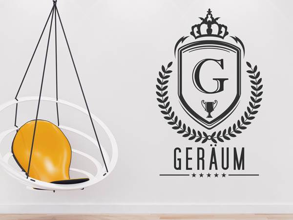 Wandtattoo Geräum Wappen