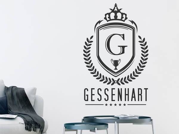 Wandtattoo Gessenhart Wappen