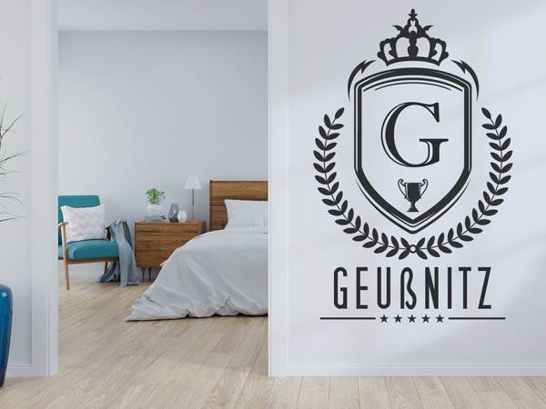 Wandtattoo Geußnitz Wappen