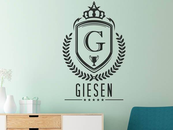 Wandtattoo Giesen Wappen