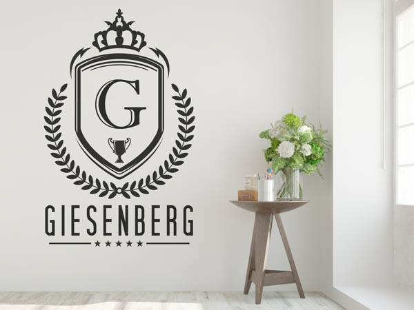 Wandtattoo Giesenberg Wappen