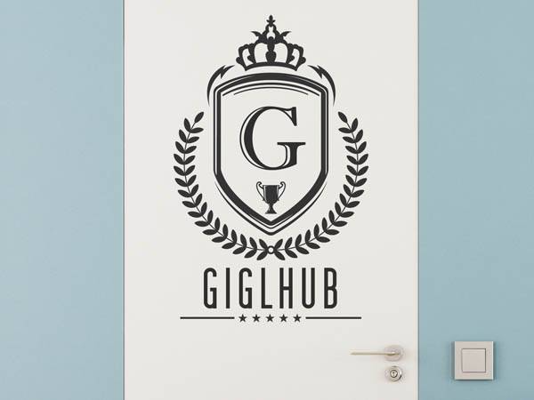 Wandtattoo Giglhub Wappen