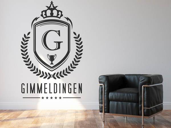 Wandtattoo Gimmeldingen Wappen
