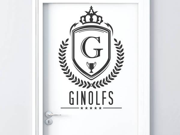 Wandtattoo Ginolfs Wappen