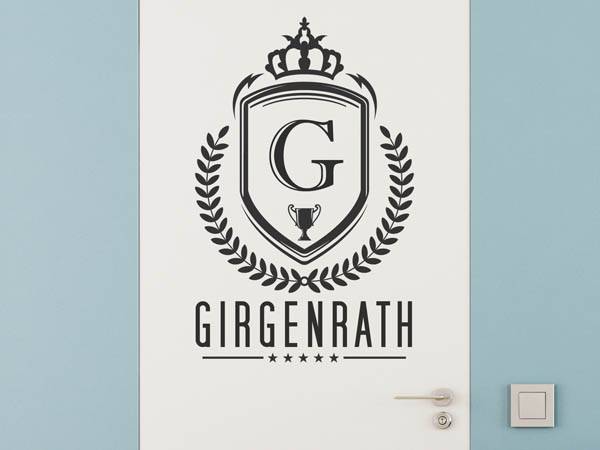Wandtattoo Girgenrath Wappen