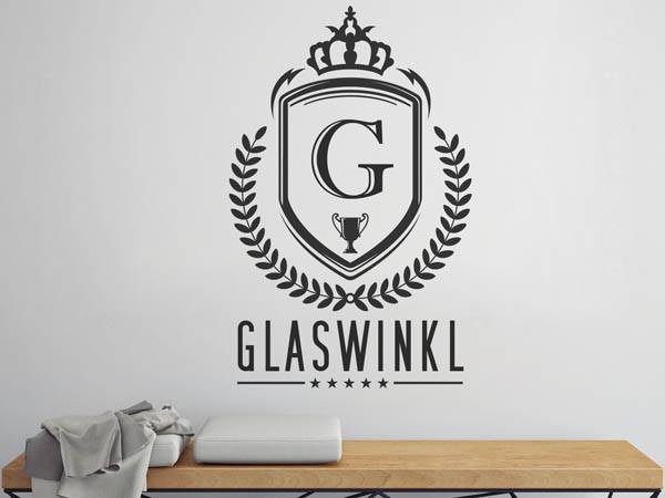 Wandtattoo Glaswinkl Wappen