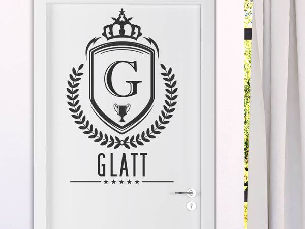 Wandtattoo Glatt Wappen