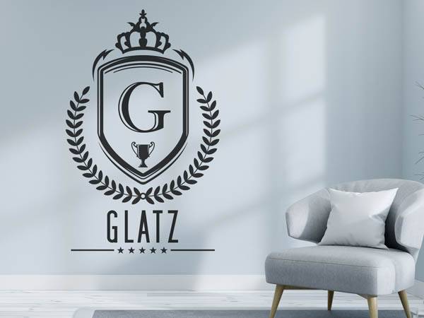 Wandtattoo Glatz Wappen