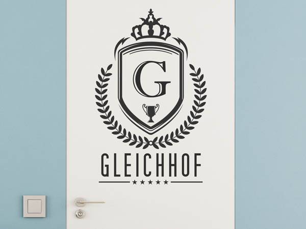 Wandtattoo Gleichhof Wappen